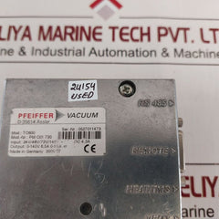 Pfeiffer vacuum pm c01 720 turbomolecular pump controller tc600
