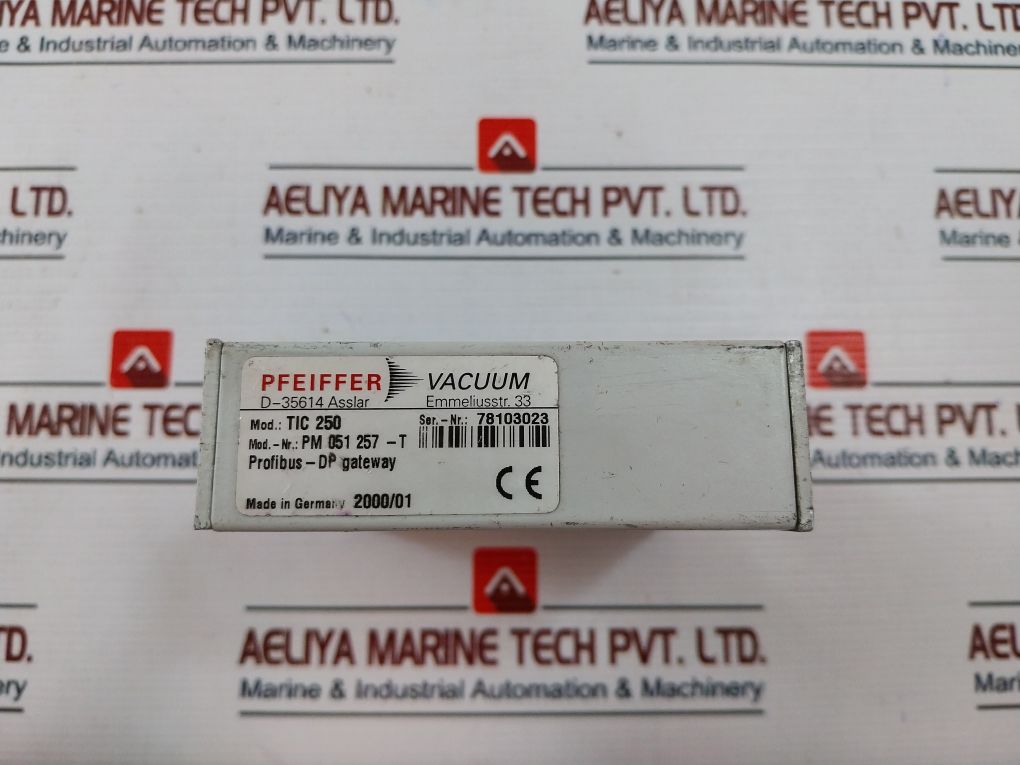 Pfeiffer Vacuum Tic 250 Profibus Converter Gateway Pm 051 257-t
