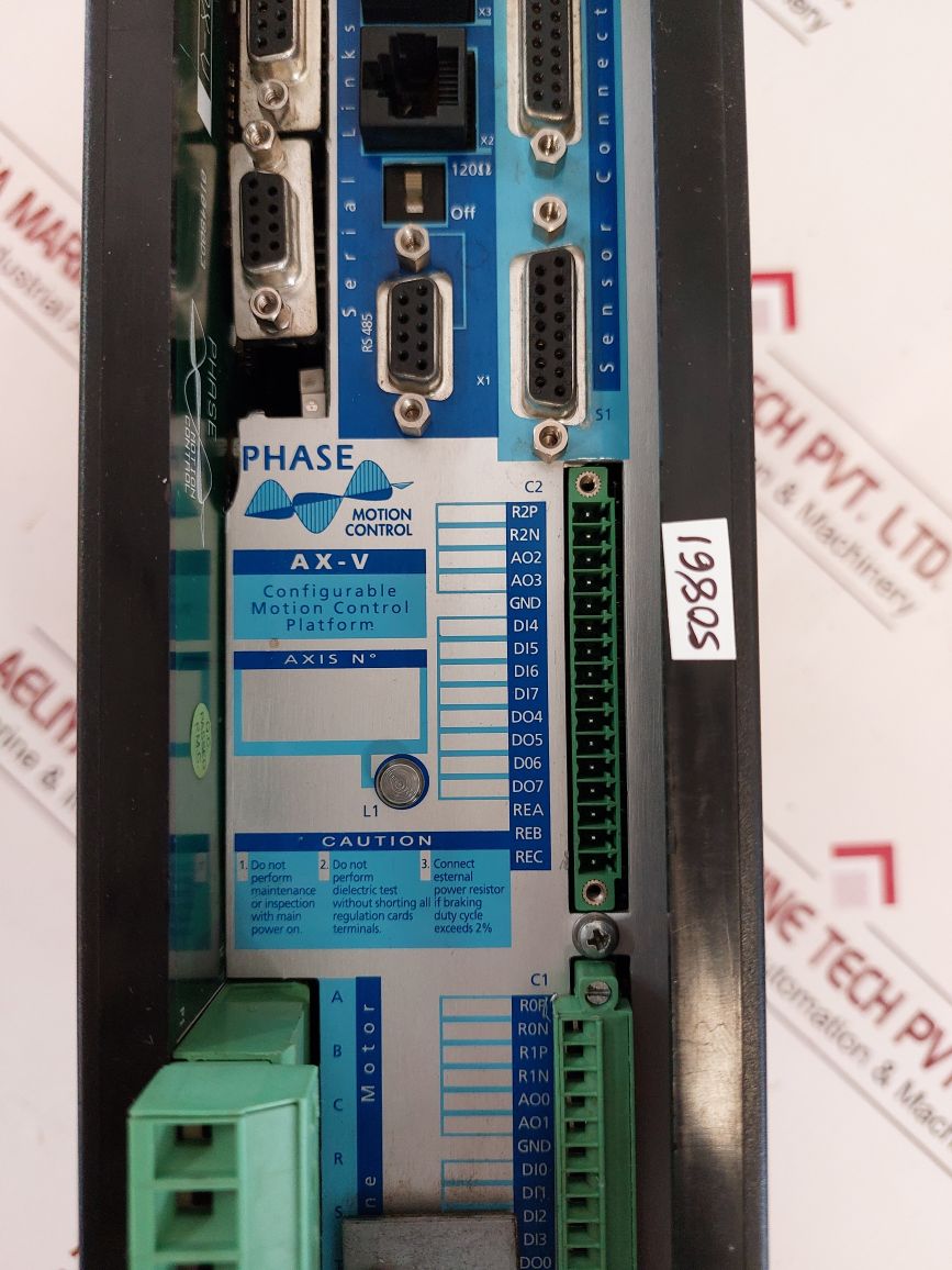 Phase Motion Control Ax-v Configurable Motion Control Platform
