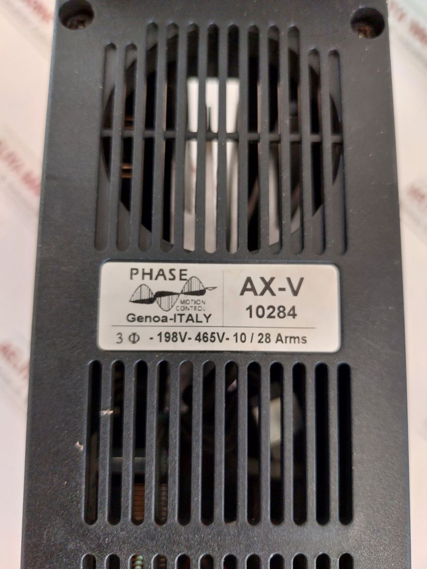 Phase Motion Control Ax-v Configurable Motion Control Platform Mam02210