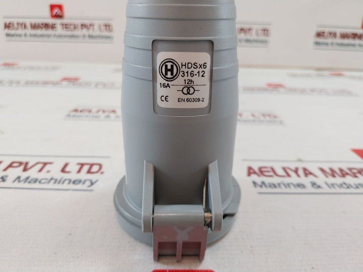Philip Hauge Hds X 6 316-12 Plug-female