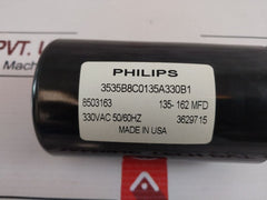 Philips 135-162 Mfd Motor Start Capacitor 330Vac 50/60Hz