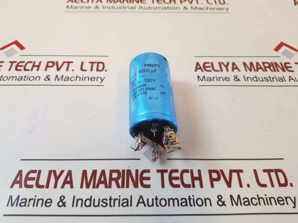 Set Of 2X Philips 2222 051 59682 Capacitor 1= 6800µF