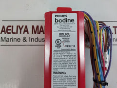 Philips Bdl60U Emergency Light Ballast Rev 1.0