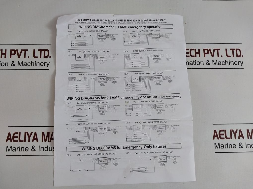 Philips Bdl60U Emergency Light Ballast Rev 1.0