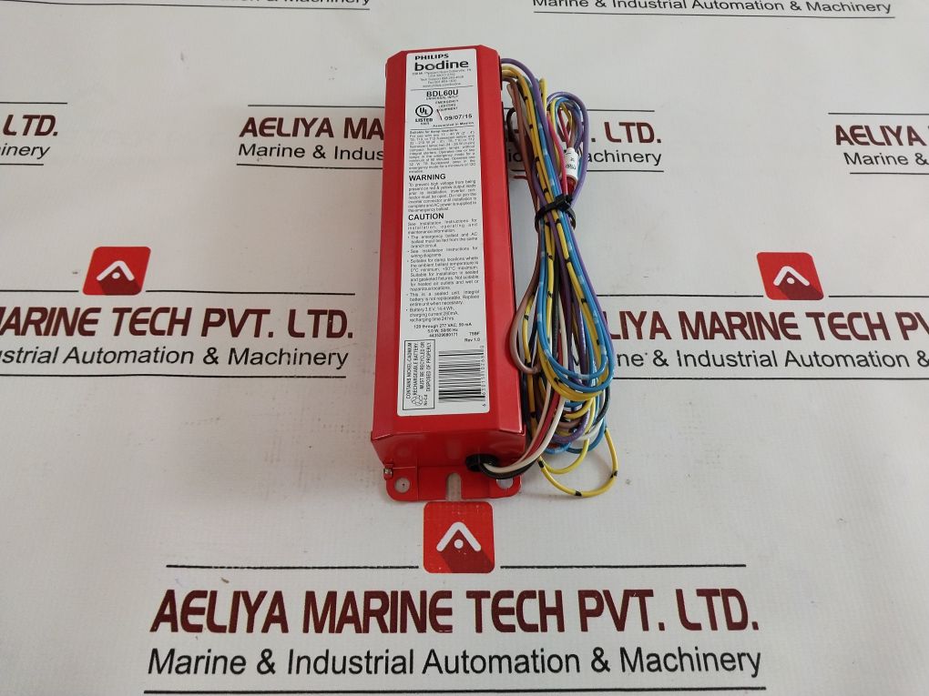 Philips Bdl60U Emergency Light Ballast Rev 1.0