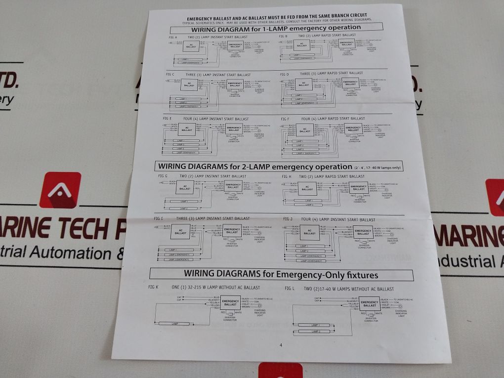 Philips Bodine Bdl60U Emergency Lighting Ballast
