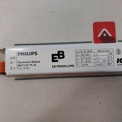 Philips Eb-p 218 Tl-d Electronic Ballast For Fluorescent Lamps 18W