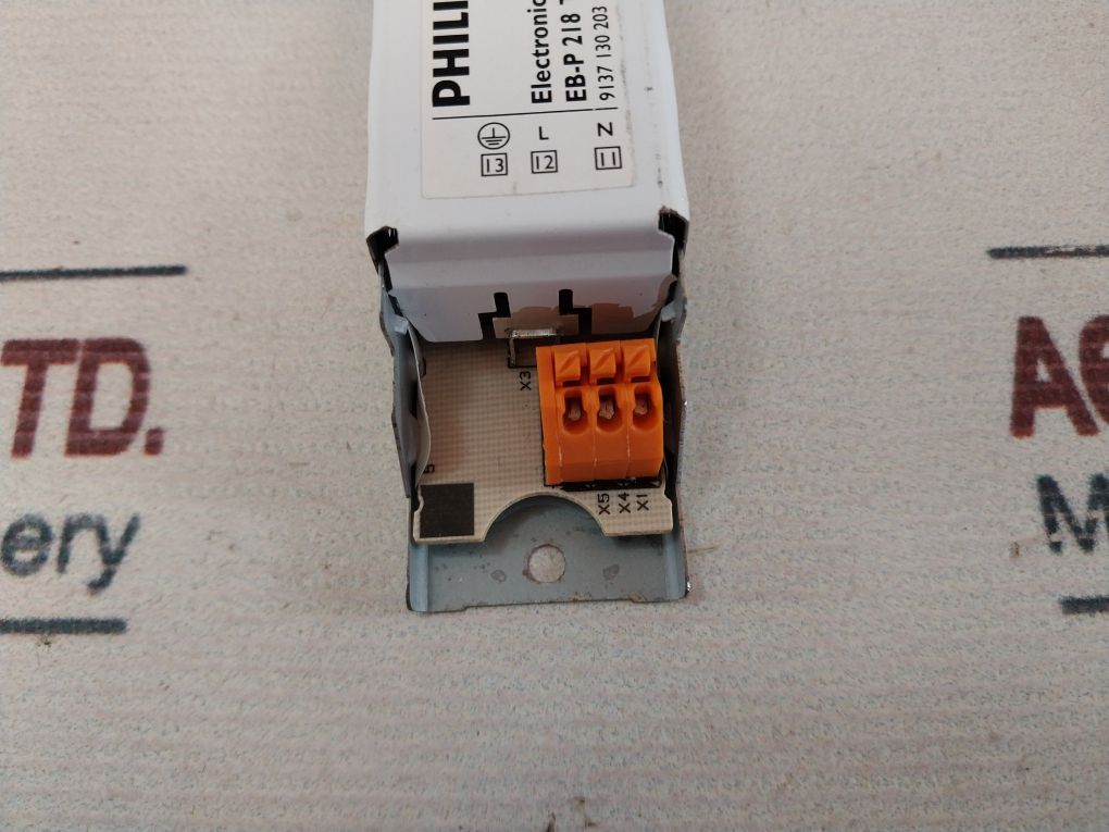 Philips Eb-p 218 Tl-d Electronic Ballast For Fluorescent Lamps 18W