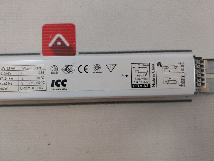 Philips Eb-p 218 Tl-d Electronic Ballast For Fluorescent Lamps 18W