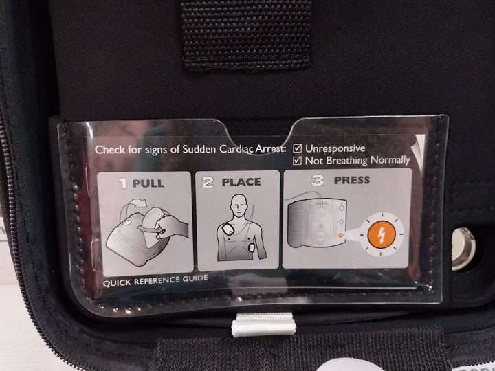 Philips Heartstart Hs1 Aed Defibrillator+Carry Case Automatic Heart Starter Kit