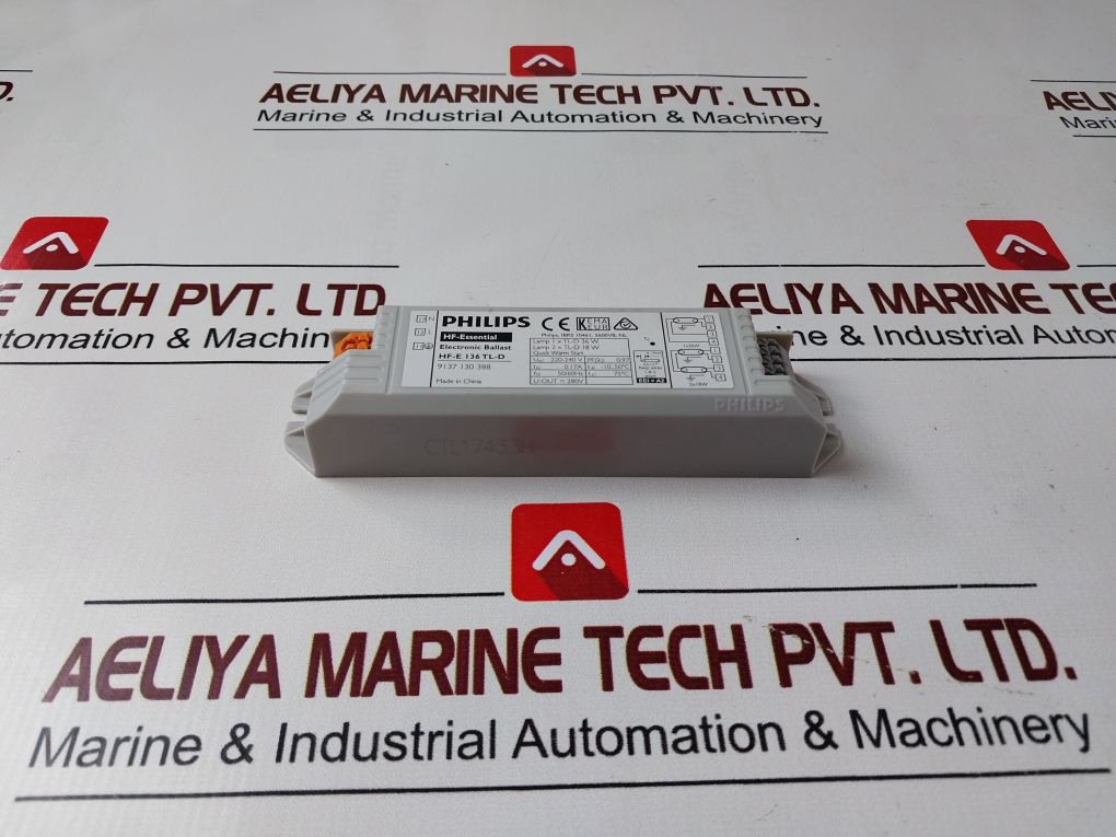 Philips Hf-e 136 Tl-d Electronic Ballast For Fluorescent