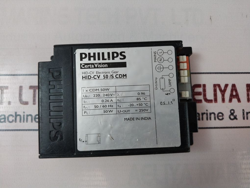 Philips Hid-cv 50 /S Cdm Ballast