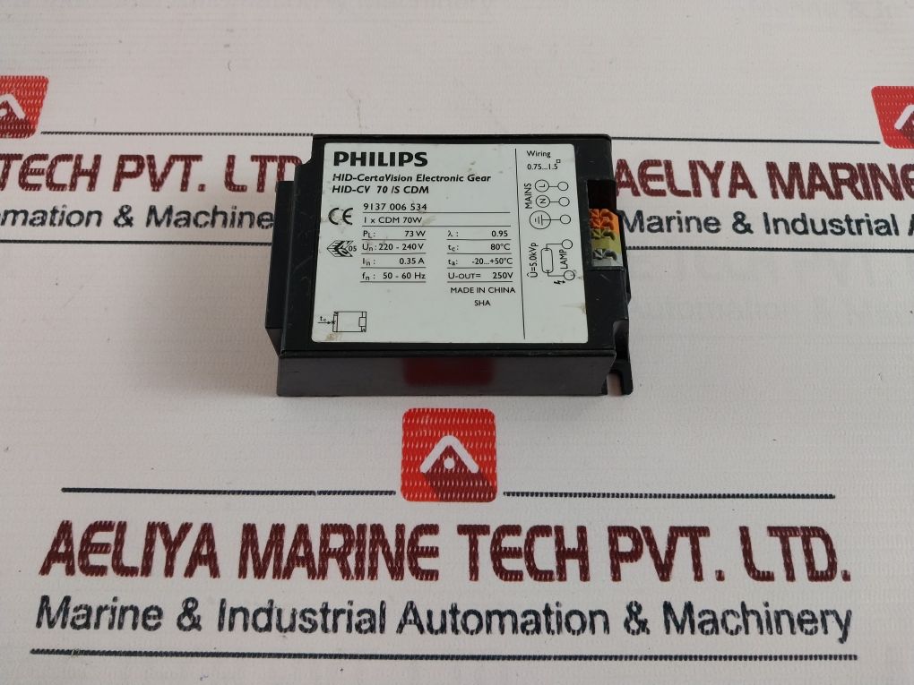 Philips Hid-cv 70 S Cdm Electronic Ballast 50-60Hz
