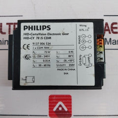 Philips Hid-cv 70 /S Cdm Electronic Ballast 50-60Hz