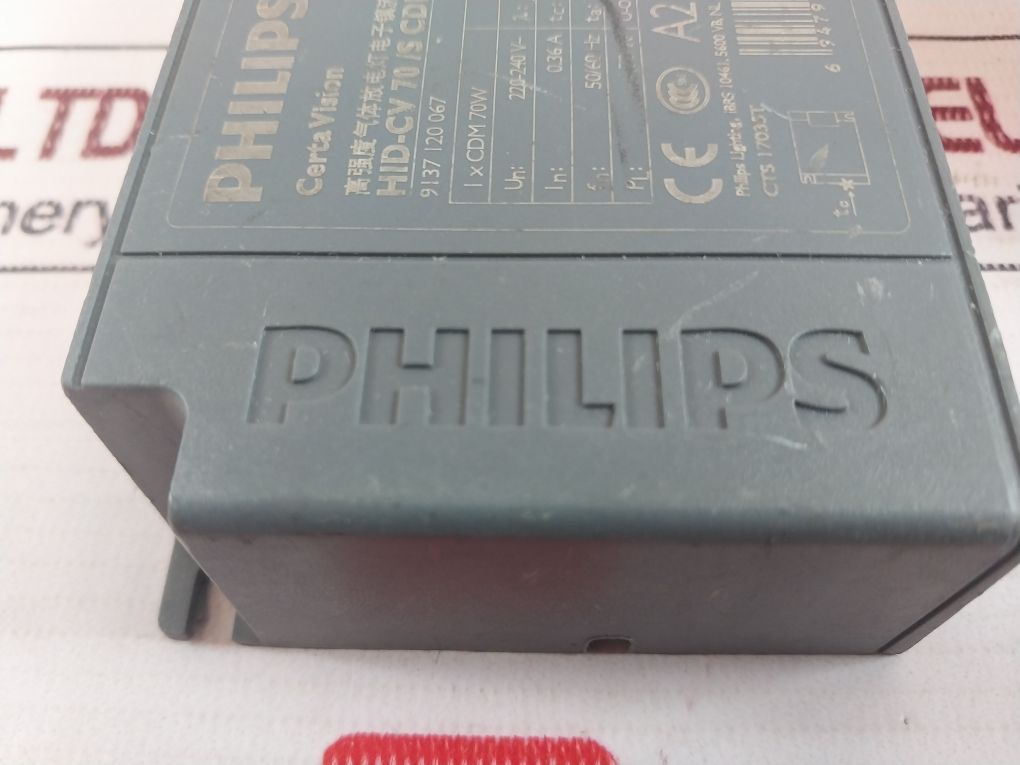 Philips Hid-cv 70/S Cdm Electronic Ballasts 220-240V 50/60Hz