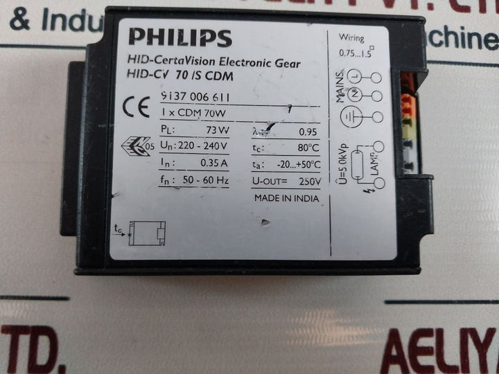 Philips Hid-cv 70/S Cdm 250V
