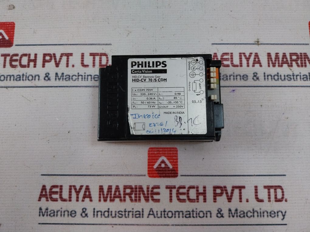 Philips Hid-cv 70/S Cdm Electronic Ballast 220-240V~