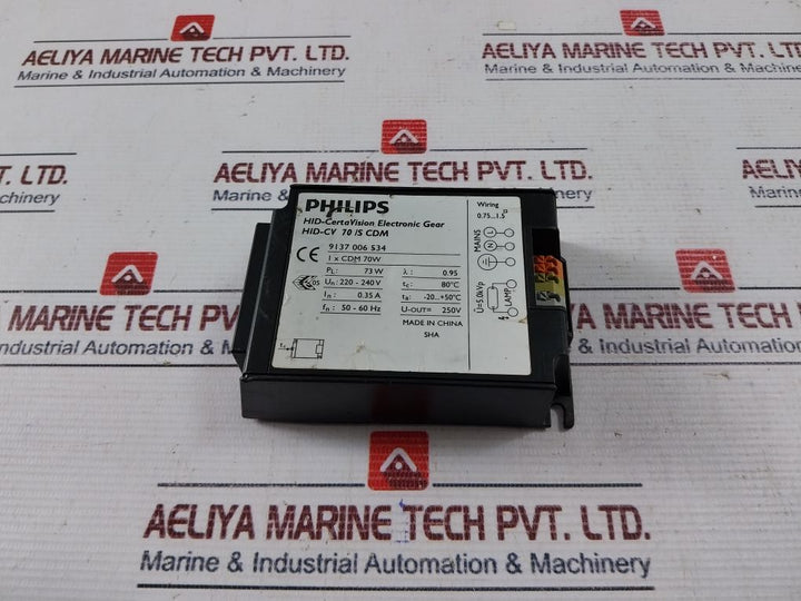 Philips Hid-cv 70/S Cdm Electronic Ballast 220-240V 50-60 Hz