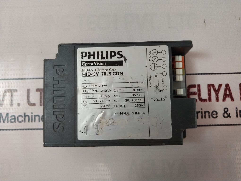 Philips Hid-cv 70/S Cdm Electronic Ballasts