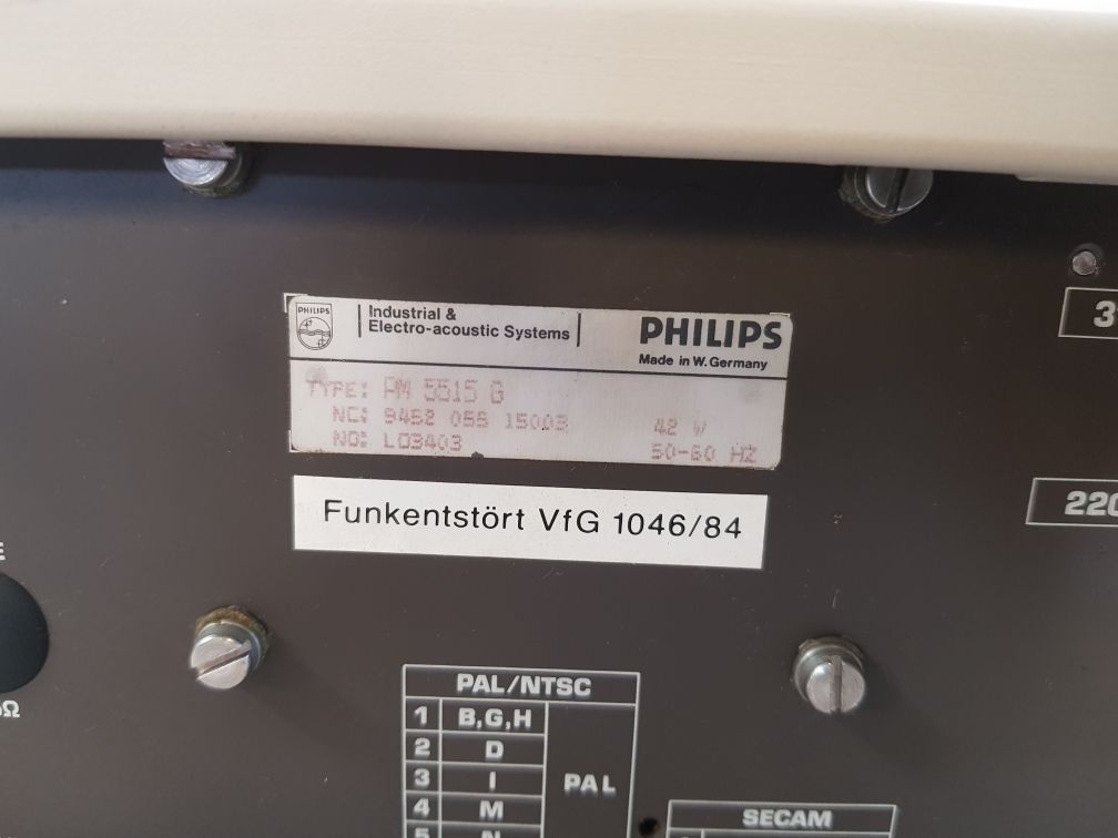 Philips Pm 5515 Colour Tv Pattern Generator Pm 5515 G