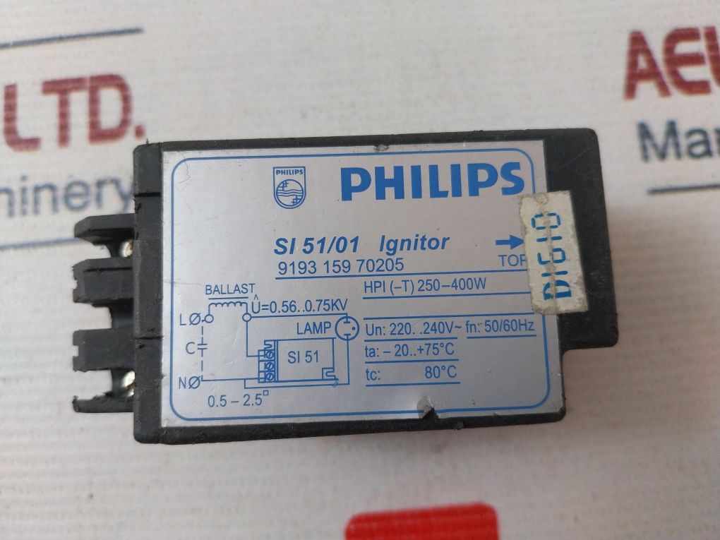 Philips Si 51/01 Electronic Ignitor