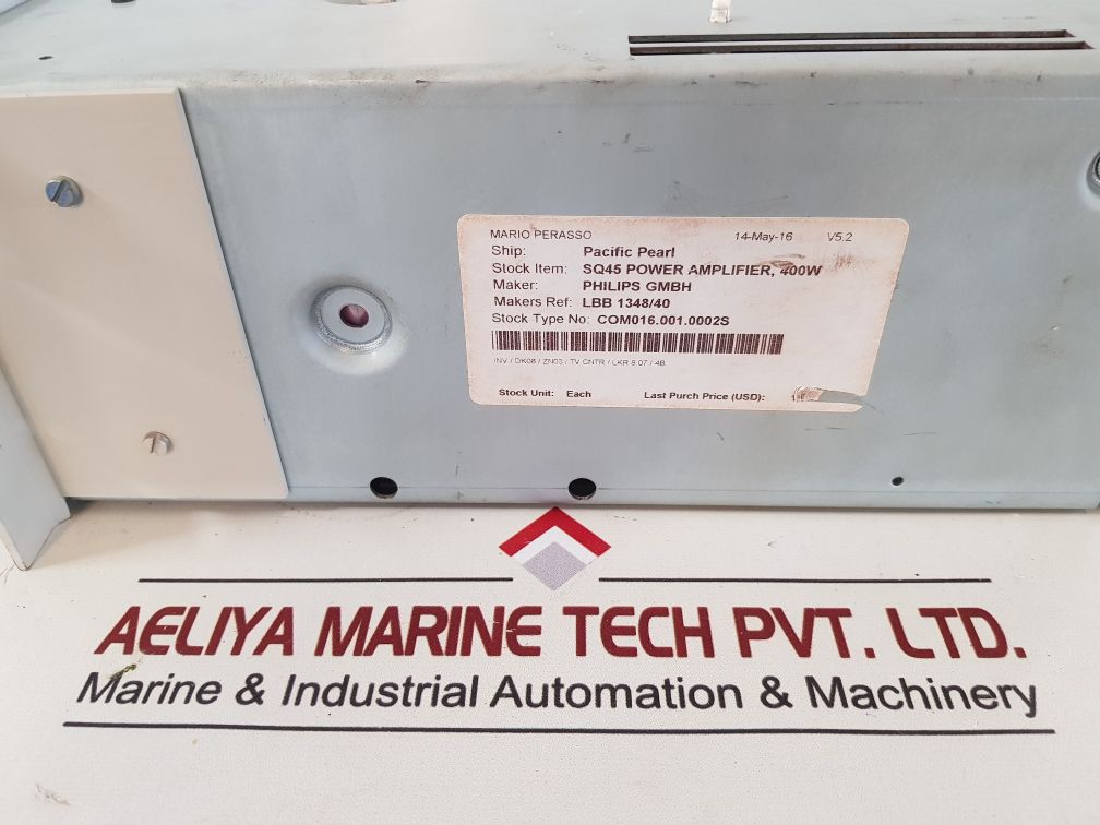 Philips Sq 45 Power Amplifier Lbb 1348/40