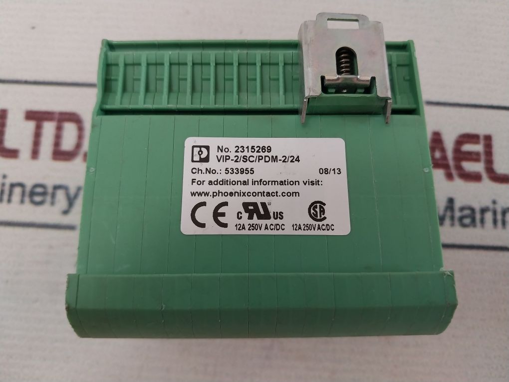 Phoenix Contact 2315269 Terminal Block Vip-2/Sc/Pdm-2/24