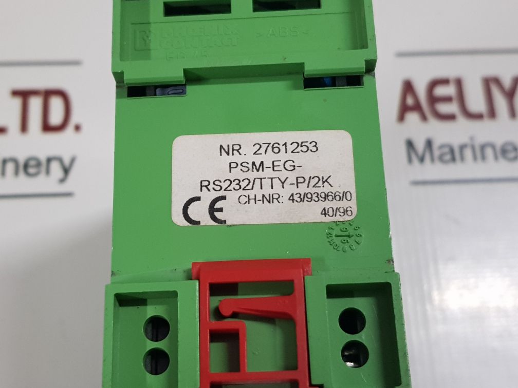 Phoenix Contact 2761253 Interface Converter Psm-eg-rs232/Tty-p/2K