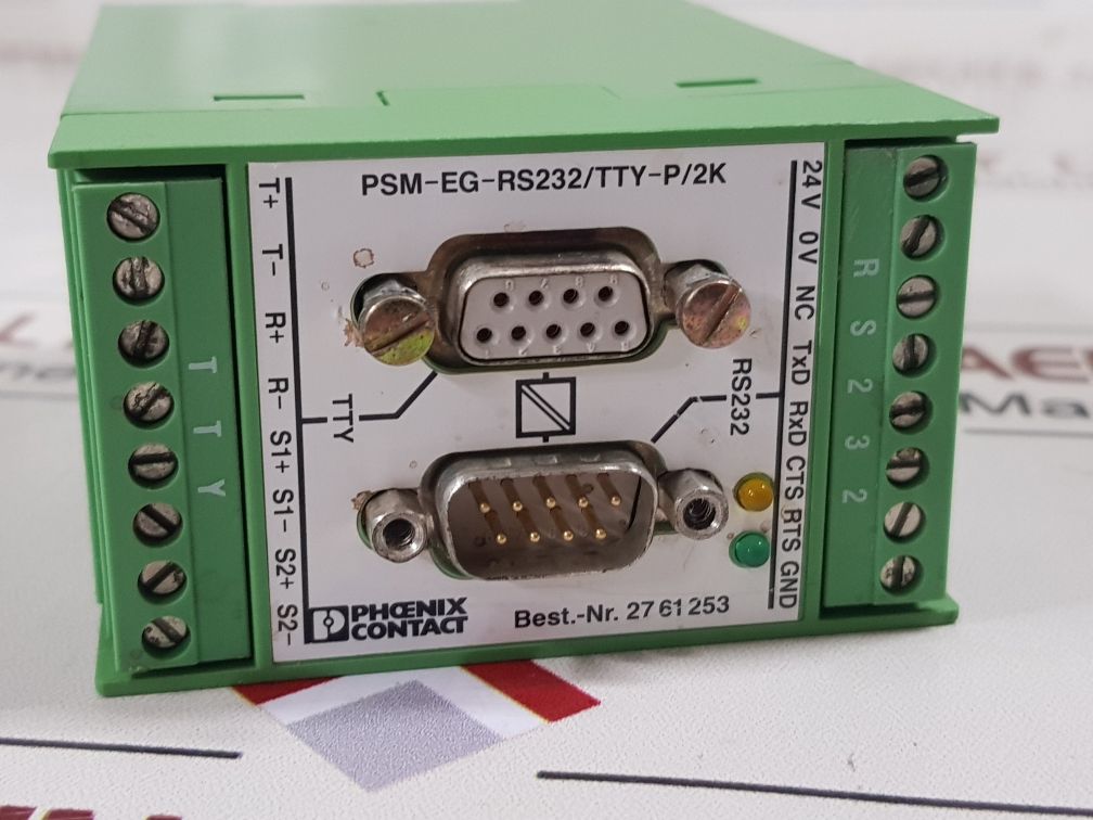 Phoenix Contact 2761253 Interface Converter Psm-eg-rs232/Tty-p/2K