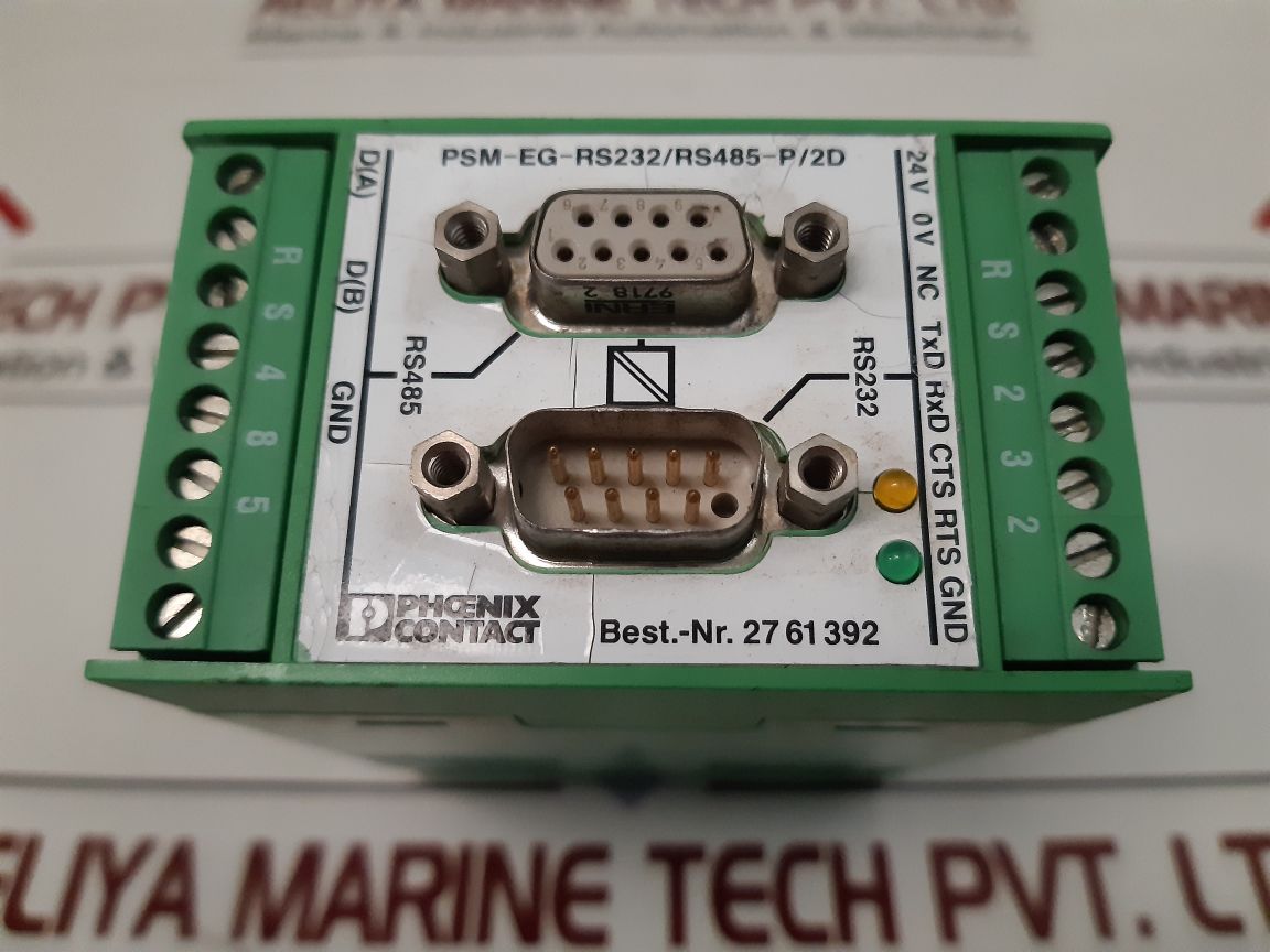 Phoenix Contact 27 61 392 Interface Converter Psm-eg-rs232/Rs485-p/2D