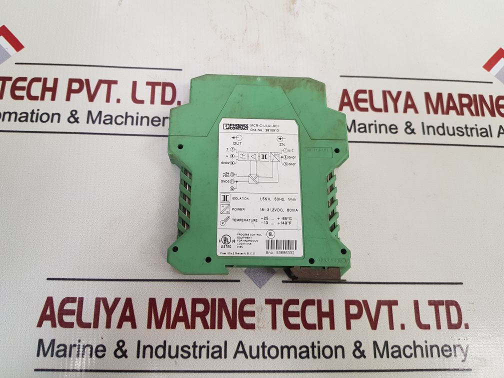 Phoenix Contact 2810913 Converter Mcr-c-ui-ui-dci