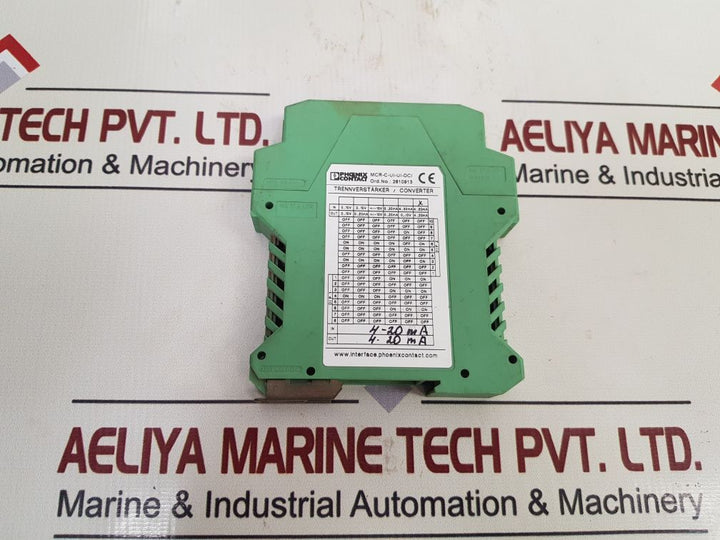 Phoenix Contact Mcr-c-ui-ui-dci Isolation Amplifier 18-31, 2Vdc