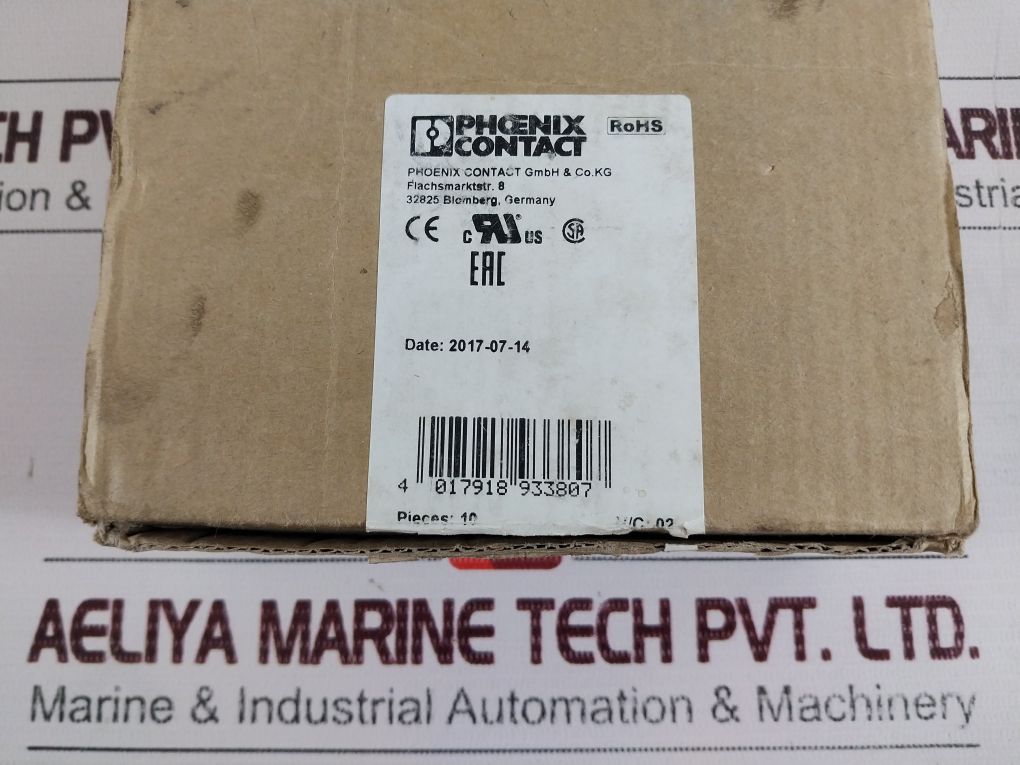 Lot Of 10X Phoenix Contact 28 33 576 Relay Socket