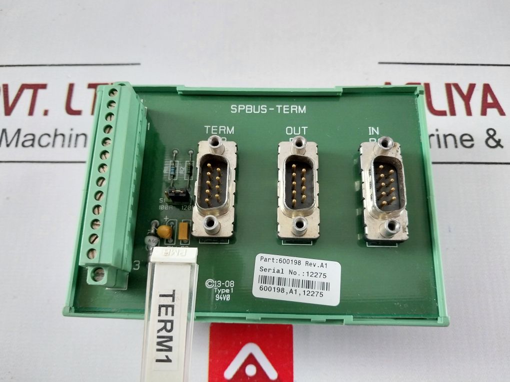 Phoenix Contact 600198 Rev.A1 Spbus-term