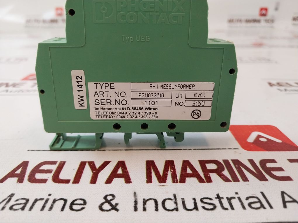 Phoenix Contact Ueg Relay 9311072610