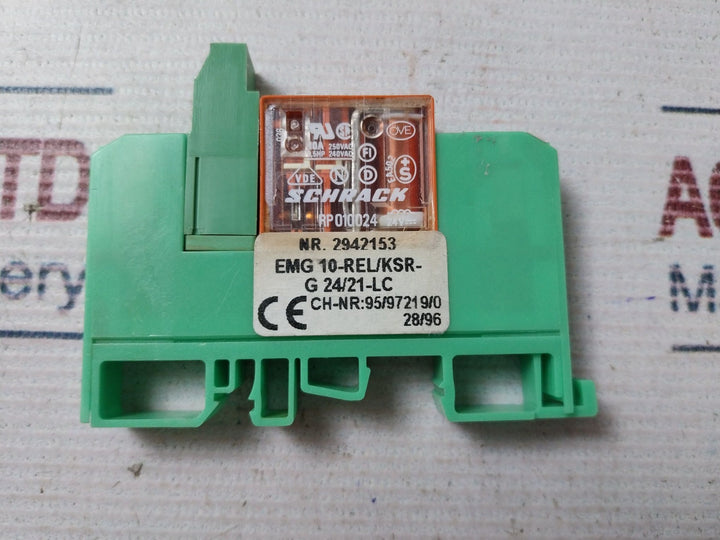 Phoenix Contact Emg 10-rel/Ksr-g 24/21-lc Relay Module
