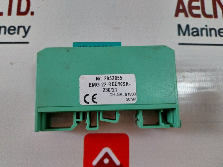 Phoenix Contact Emg 22-rel/Ksr-230/21 Relay Module 16A 250Vac