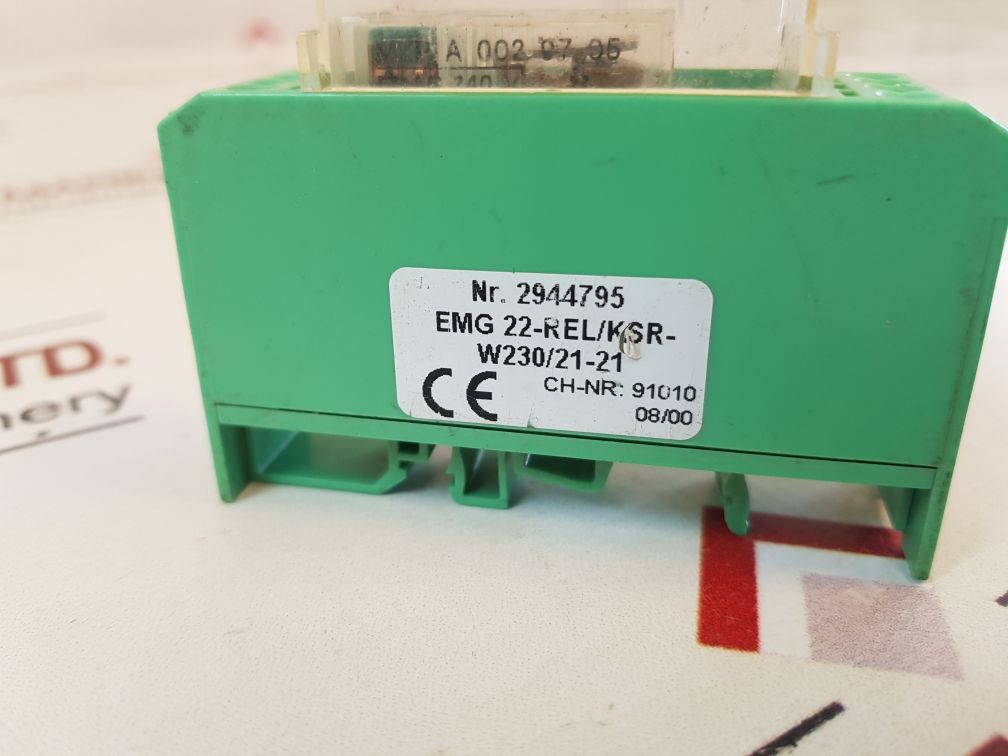 Phoenix Contact Emg 22-rel/Ksr-w230/21-21 Relay 2944795