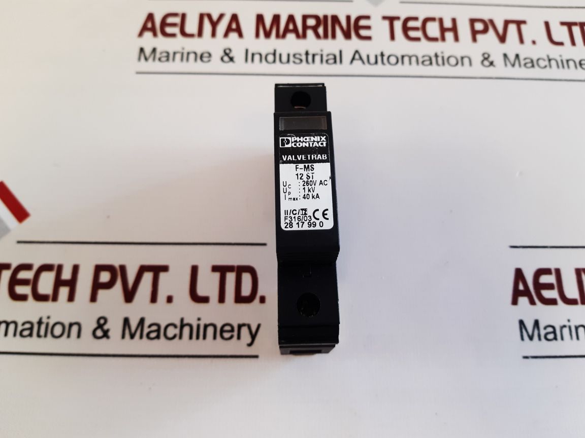 Phoenix Contact F-ms 12 St Valvetrab Surge Protection Free Shipping