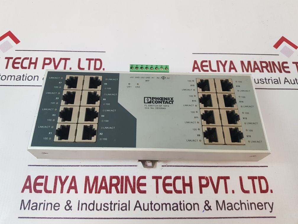 Phoenix Contact Fl Switch Sf 16Tx Ethernet Module 2832849