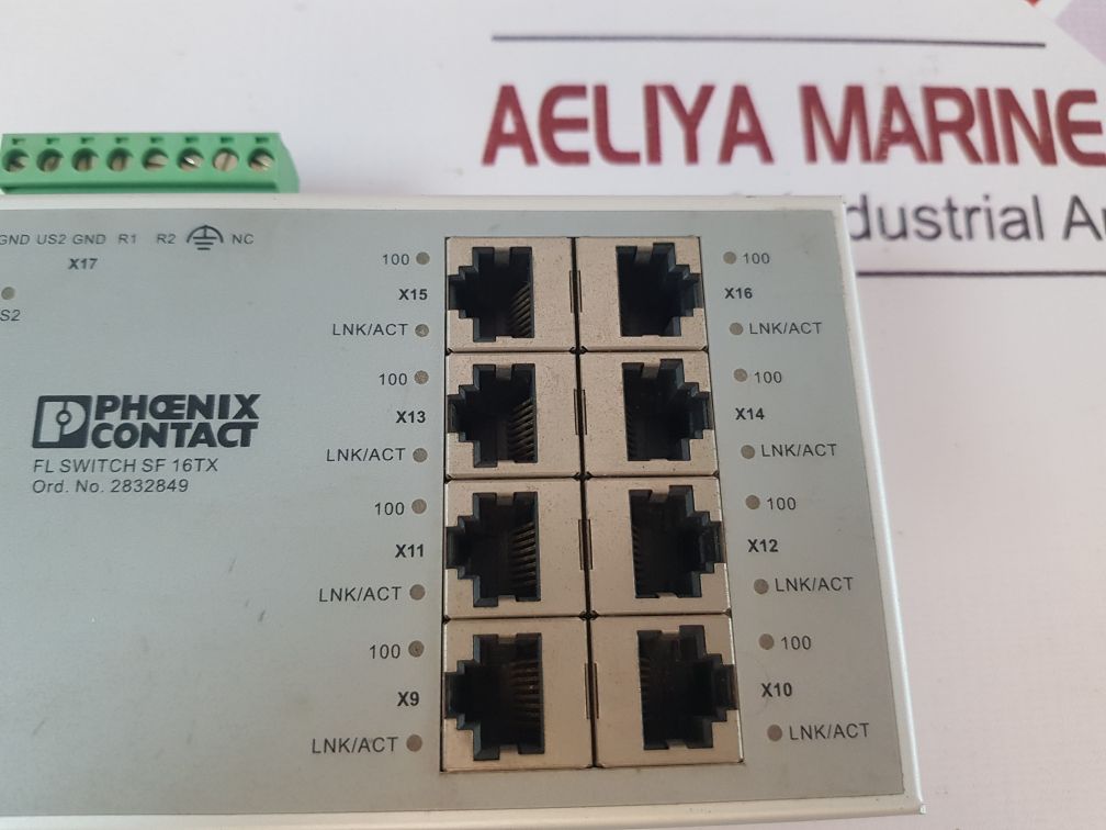 Phoenix Contact Fl Switch Sf 16Tx Ethernet Module 2832849