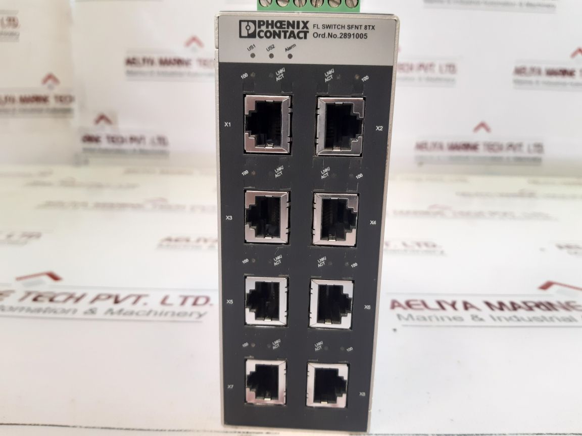 Phoenix Contact Fl Switch Sfnt 8Tx Ethernet Switch 2891005
