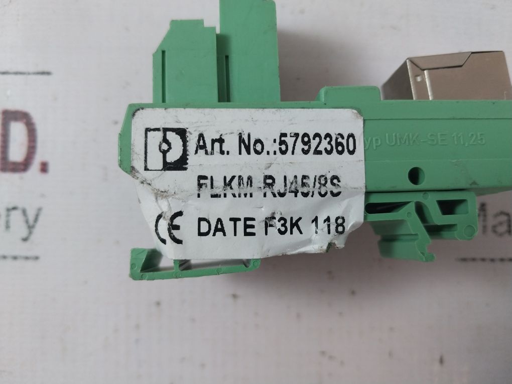 Phoenix Contact Flkm-rj45/8S Relay Board Umk-se 11,25