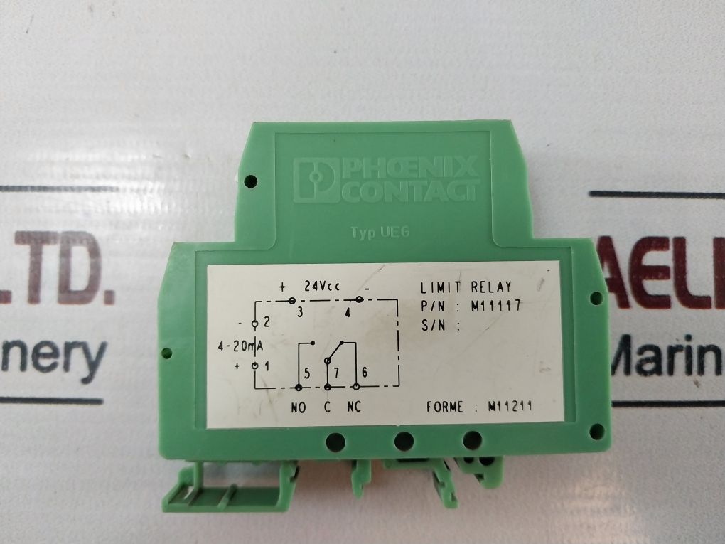Phoenix Contact M11117 Auxitrol Limit Relay 4-20 Ma