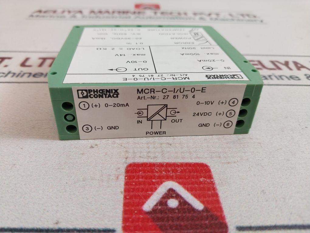 Phoenix Contact Mcr-c-i/U-0-e Isolated Signal Converter