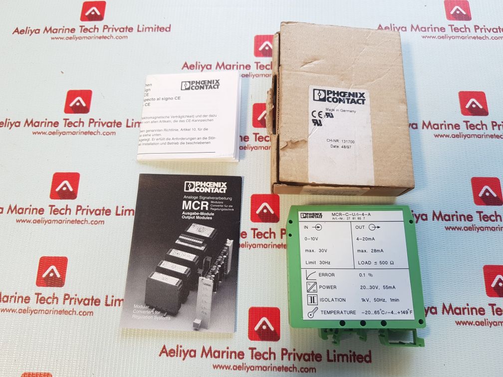 Phoenix Contact Mcr-c-ui-4-a Isolating Amplifier
