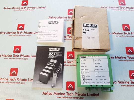 Phoenix Contact Mcr-c-ui-4-a Isolating Amplifier

