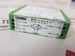 Phoenix Contact Mcr-c-u/I-4-a Isolated Signal Converter 2781657