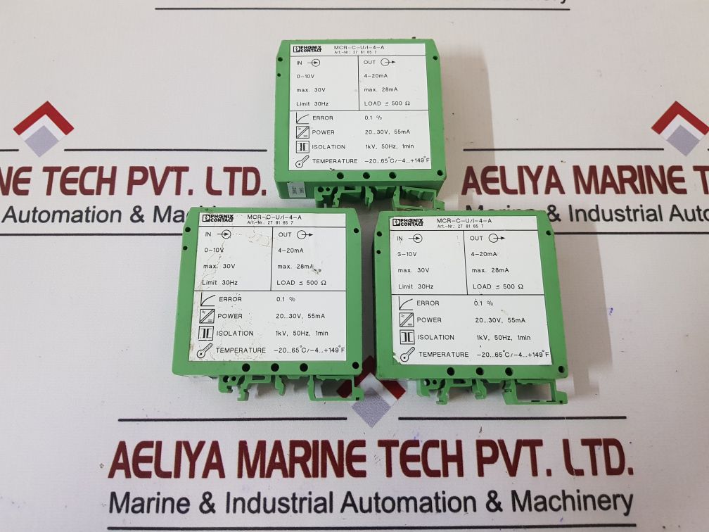 Phoenix Contact Mcr-c-u/I-4-a Isolated Signal Converter 2781657